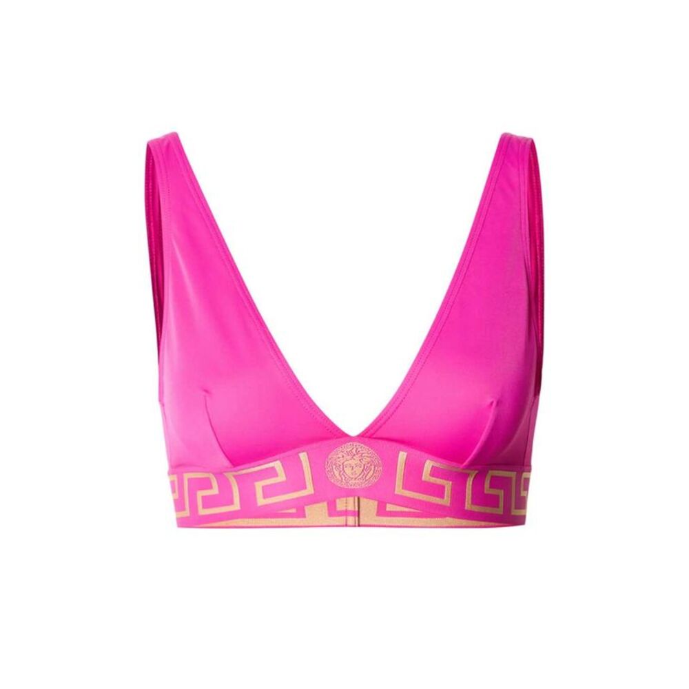 Versace Women Bikini Top With Logo Band